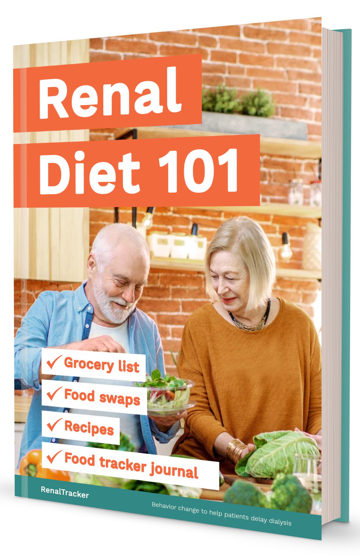 Renal diet book cover, $9.