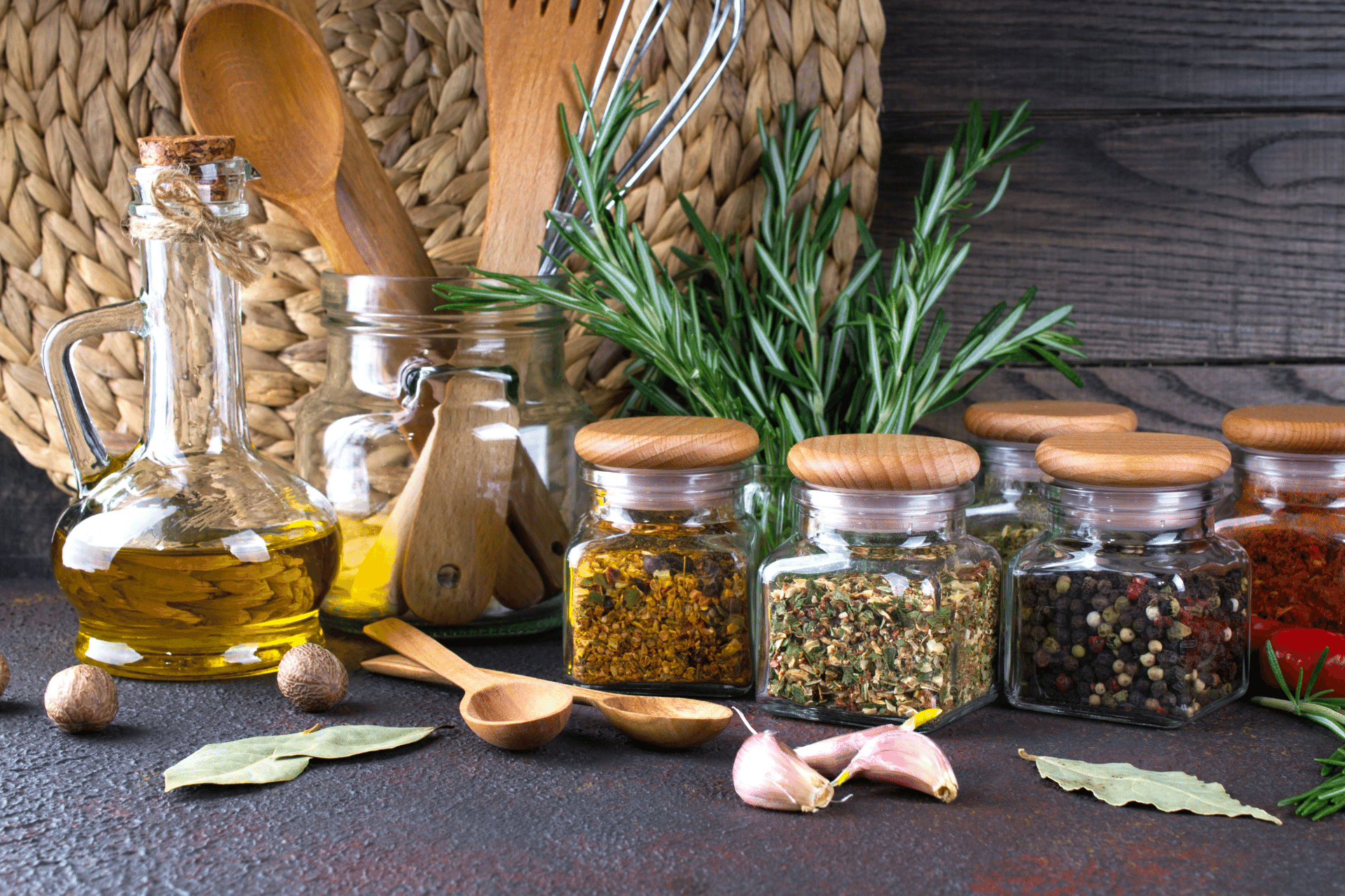 Salt-free spices and herbs for low salt diet