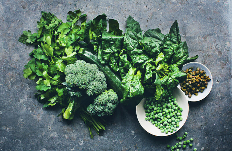 green vegetables