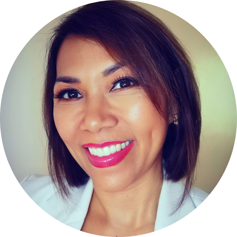 A smiling woman in a white blazer is one of the most asked questions.